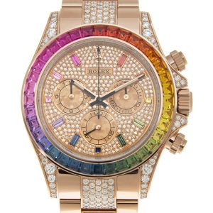 Cosmograph Daytona Chronograph Automatic Rainbow Pave Watch