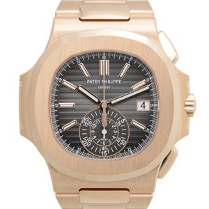 Patek Philippe Nautilus Chronograph Date Rose Gold Men's Watch 5980/1R-001