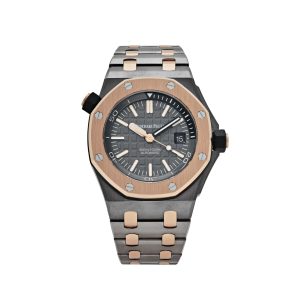 Audemars Piguet Royal Oak Offshore Diver 15709TR.OO.A005CR.01 'QE II Cup' Tantalum Rose Gold Grey Dial Limited Edition (2014)