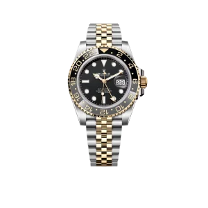 Rolex GMT-Master II  40mm Stainless Steel Yellow Gold Black Dial Jubilee 126713GRNR-0001