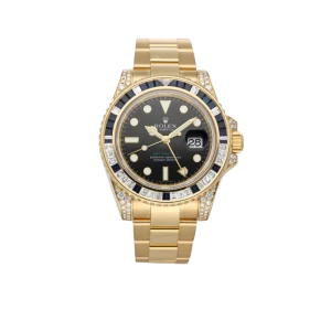 Rolex GMT-Master II 116758SA Yellow Gold Oyster Bracelet 40mm