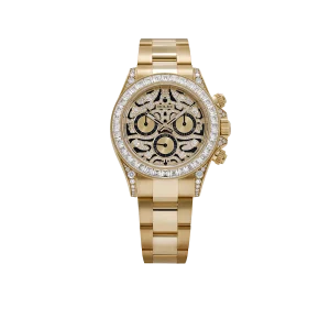 Rolex Daytona 'Eye of the Tiger' 116598TBR Yellow Gold Diamond Dial (Super Clone)