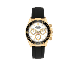 Rolex Cosmograph Daytona 40mm Yellow Gold White Dial Mens Watch 126518