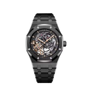 Audemars Piguet Royal Oak 15416CE.OO.1225CE.01 Double Balance Wheel Openworked Black Ceramic (Copy)