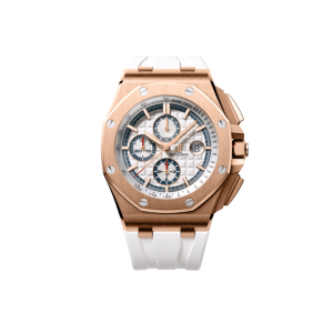 Audemars Piguet Royal Oak Offshore 26408OR.OO.A010CA.01.99 Chronograph 'Summer Byblos Edition' Rose Gold White Dial Limited Edition