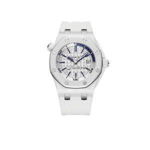 Audemars Piguet Royal Oak Offshore 15707CB.OO.A010CA.01 Diver White Ceramic White Dial