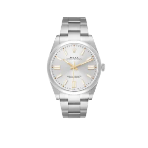 Rolex Oyster Perpetual 41mm Steel Silver Dial Mens Watch 124300