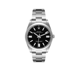 Rolex Oyster Perpetual 41mm Black Dial Steel Mens Watch 124300