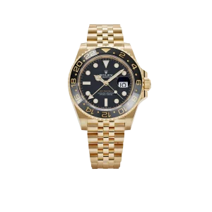 Rolex GMT-Master II 126718GRNR Yellow Gold Black Dial Jubilee (2025)