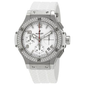 Big Bang Automatic Chronograph White Dial White Rubber unisex Watch 342SE230RW114