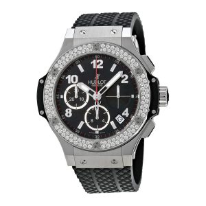 Big Bang Black Dial Black Rubber Men's Watch