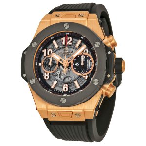 Big Bang Unico King Gold Ceramic Skeletal Dial Men's Watch