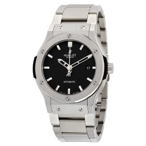 Classic Fusion Black Dial Titanium Automatic Men's Watch
