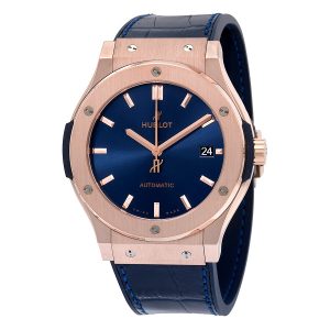 Classic Fusion Blue Sunray Dial 18kt King Gold Automatic Men's Watch