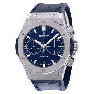 Classic Fusion Automatic Blue Sunray Dial Titanium Men's Watch