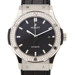 Classic Fusion Mat Black Dial Automatic Men's Diamond Watch