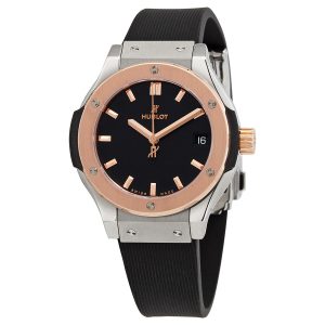 Classic Fusion Mat Black Dial Ladies Watch