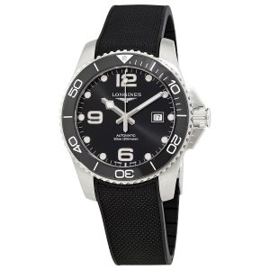 Conquest Black Dial Men's Watch