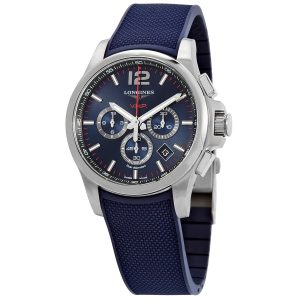 Conquest V.H.P. Chronograph Quartz Blue Dial Men's Watch