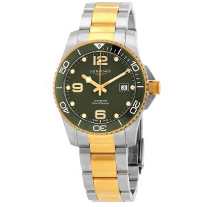 Hydro Conquest Automatic Green Dial Men's Watch