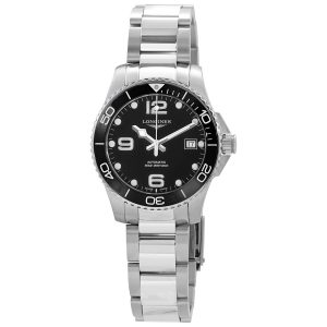 HydroConquest Automatic Black Dial Men's Watch