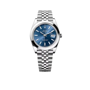 Rolex Datejust Oyster 41 mm Oystersteel Blue Dial 126300-0002