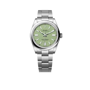 Rolex Oyster Perpetual 41mm Stainless Steel Pistachio Dial Men Watch 134300-0006 New 2025