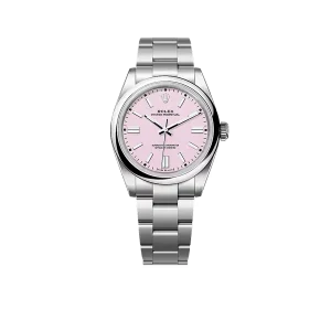 Rolex Oyster Perpetual 41mm Stainless Steel Candy Pink Dial Men Watch 134300-0013 New 2025