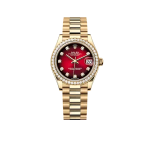 Datejust Oyster 31 mm Yellow Gold and Diamonds 278288RBR