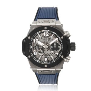 Big Bang Unico Chronograph Matte Black Skeletonized Dial Men's Watch