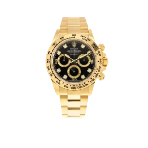 Rolex Daytona 40mm 116508 Cosmograph Daytona 18K with Black Dial