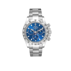 Rolex Daytona Blue Dial 40mmWhite Gold Chronograph Mens Watch 116509