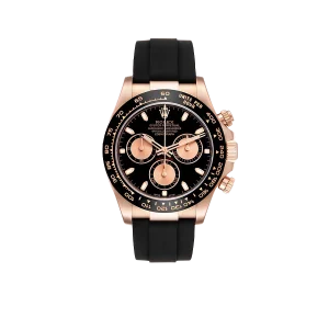 Rolex Cosmograph Daytona 40mm Rose Gold Oysterflex Mens Watch 116515LN