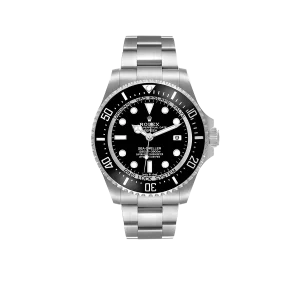 Rolex Seadweller Deepsea 44mm Black Dial Steel Mens Watch 136660 (Updated Dial)